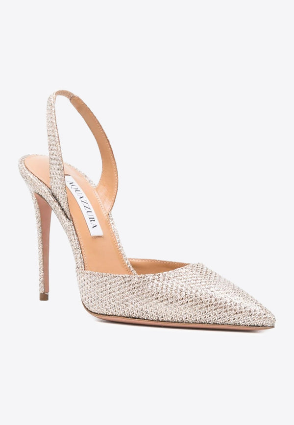 So Nude 105 Metallic Pumps