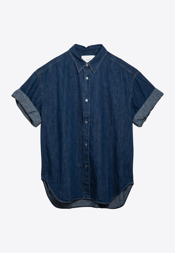 Sorono Short-Sleeved Denim Shirt