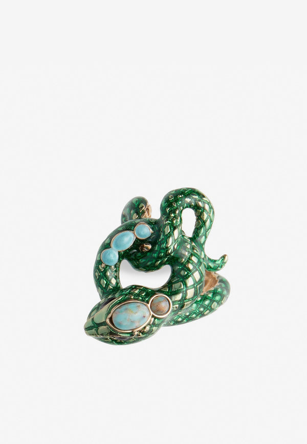 Serpente Crystal Ring