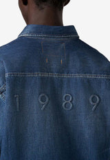 Long-Sleeved Denim Shirt