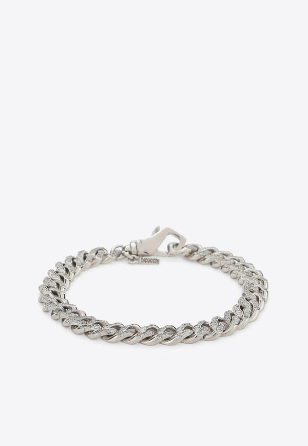 Crystal-Embellished Chain Bracelet