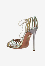 Straight to Heaven 125 Sandals in Metallic Leather
