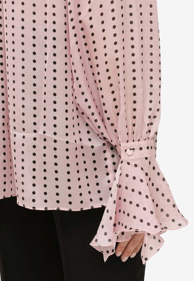 Semi-Transparent Patterned Shirt