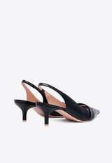 Tanner 45 Nappa Leather Slingback Pumps