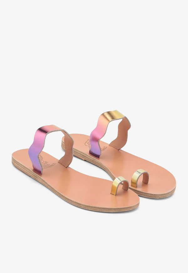 Thasos Toe-Ring Flat Sandals