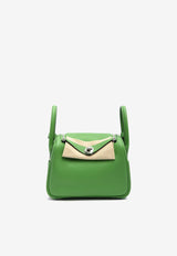 Mini Lindy 20 in Vert Yucca Clemence Leather with Palladium Hardware