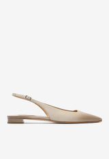 Brera Leather Slingback Flats