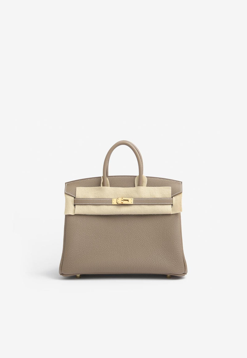 Birkin 25 in Etoupe Togo with Gold Hardware