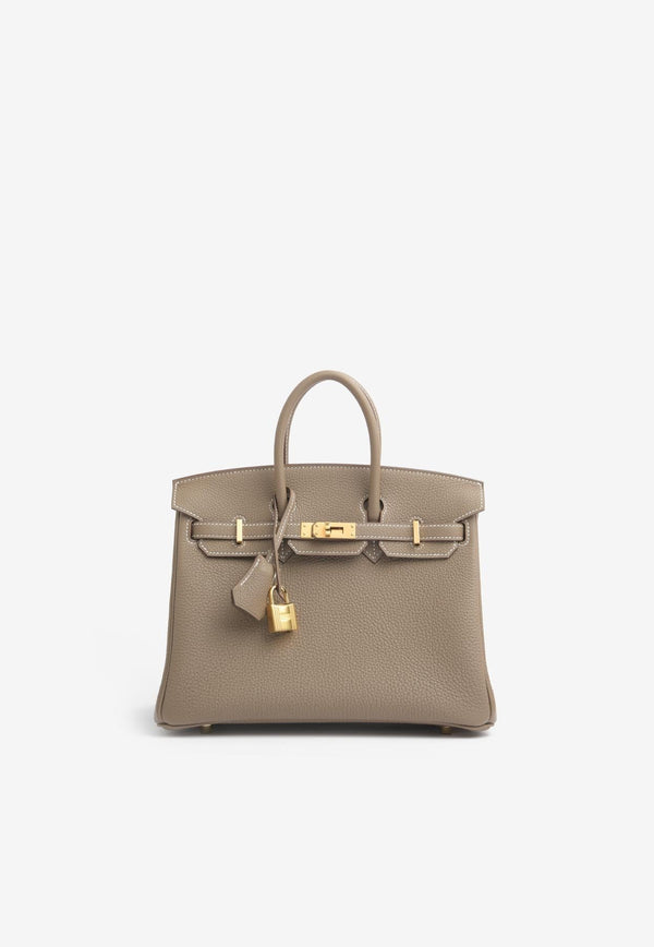 Birkin 25 in Etoupe Togo with Gold Hardware