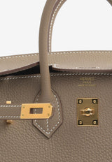 Birkin 25 in Etoupe Togo with Gold Hardware