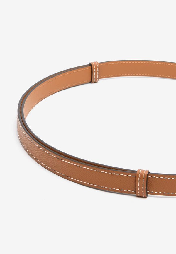 Kelly 18 Epsom Calfskin Belt with Rose Gold Buckle