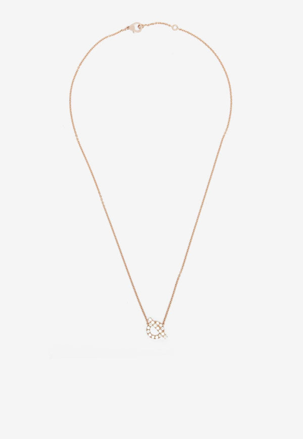 Finesse Pendant in Rose Gold and Diamonds