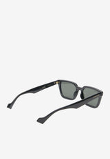 Logo Lettering Square Sunglasses