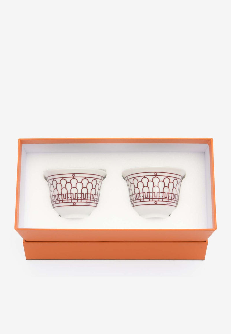 H Déco Rouge Mini Cup - Set of 2