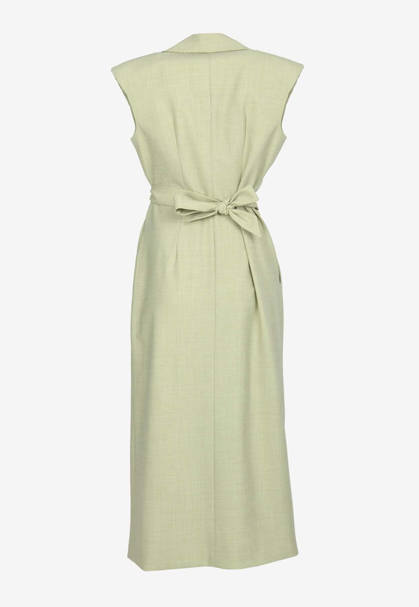 Victoria Tailored Wrap Midi Dress
