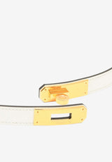 Kelly 18 Epsom Leather Belt with Gold Buckle