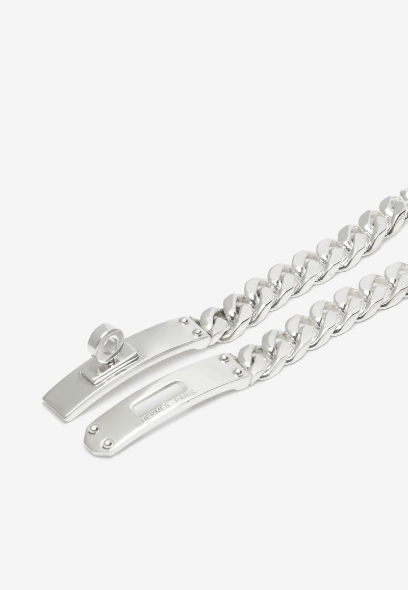 Kelly Gourmette TPM Bracelet in Silver