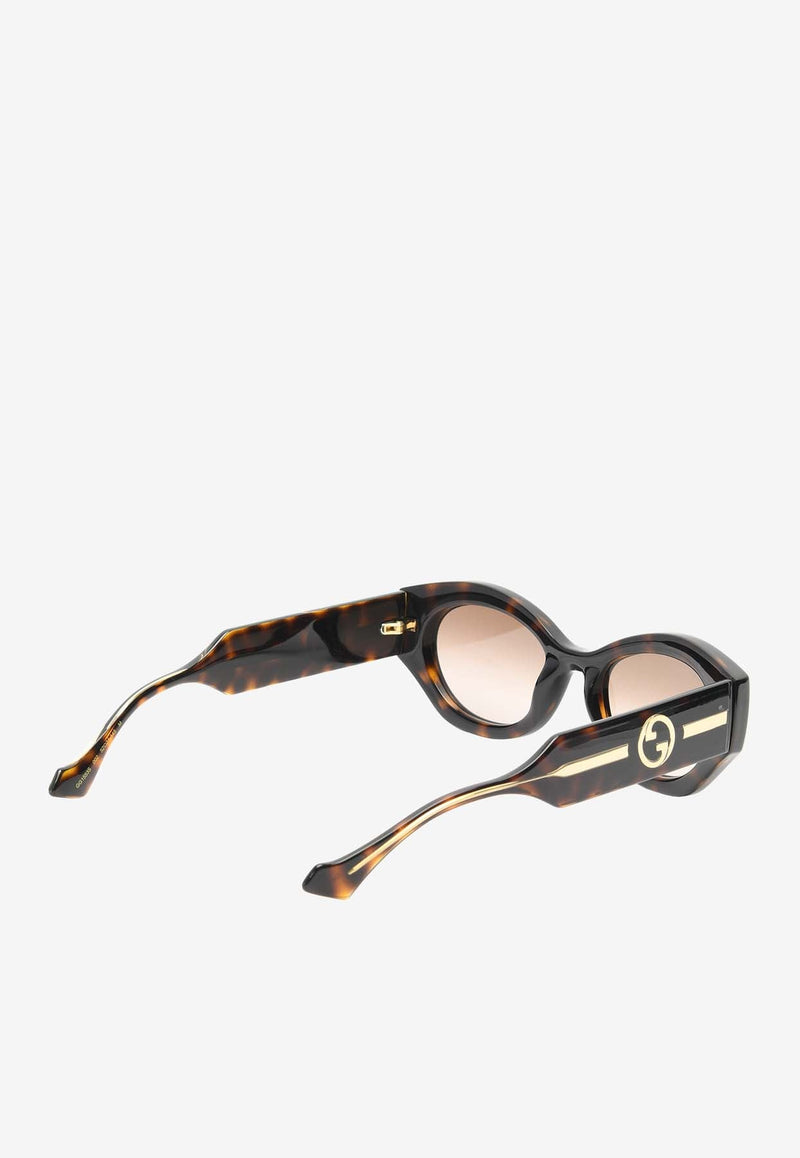 Interlocking G Oval-Shaped Sunglasses