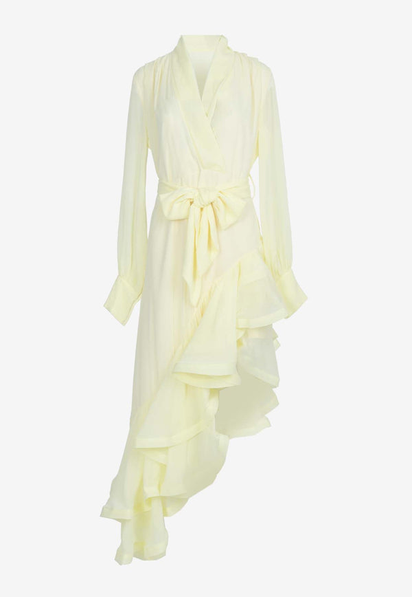 Genevieve Asymmetric Ruffled Dress