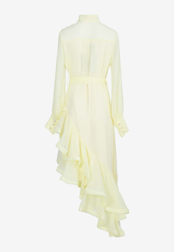 Genevieve Asymmetric Ruffled Dress