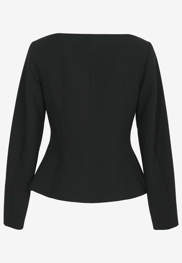 Blazer W Balerina Neckline