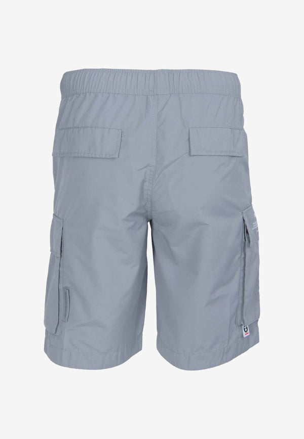 Moonface Patch Cargo Shorts