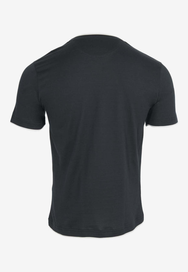 Double Layer V-neck T-shirt