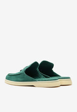 Babouche Charms Walk Suede Loafers