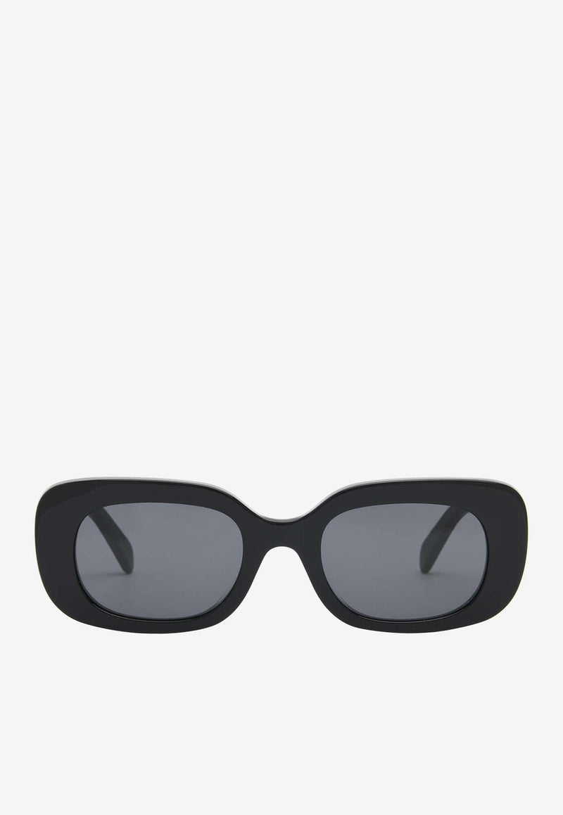 3 Dots Rectangular Sunglasses