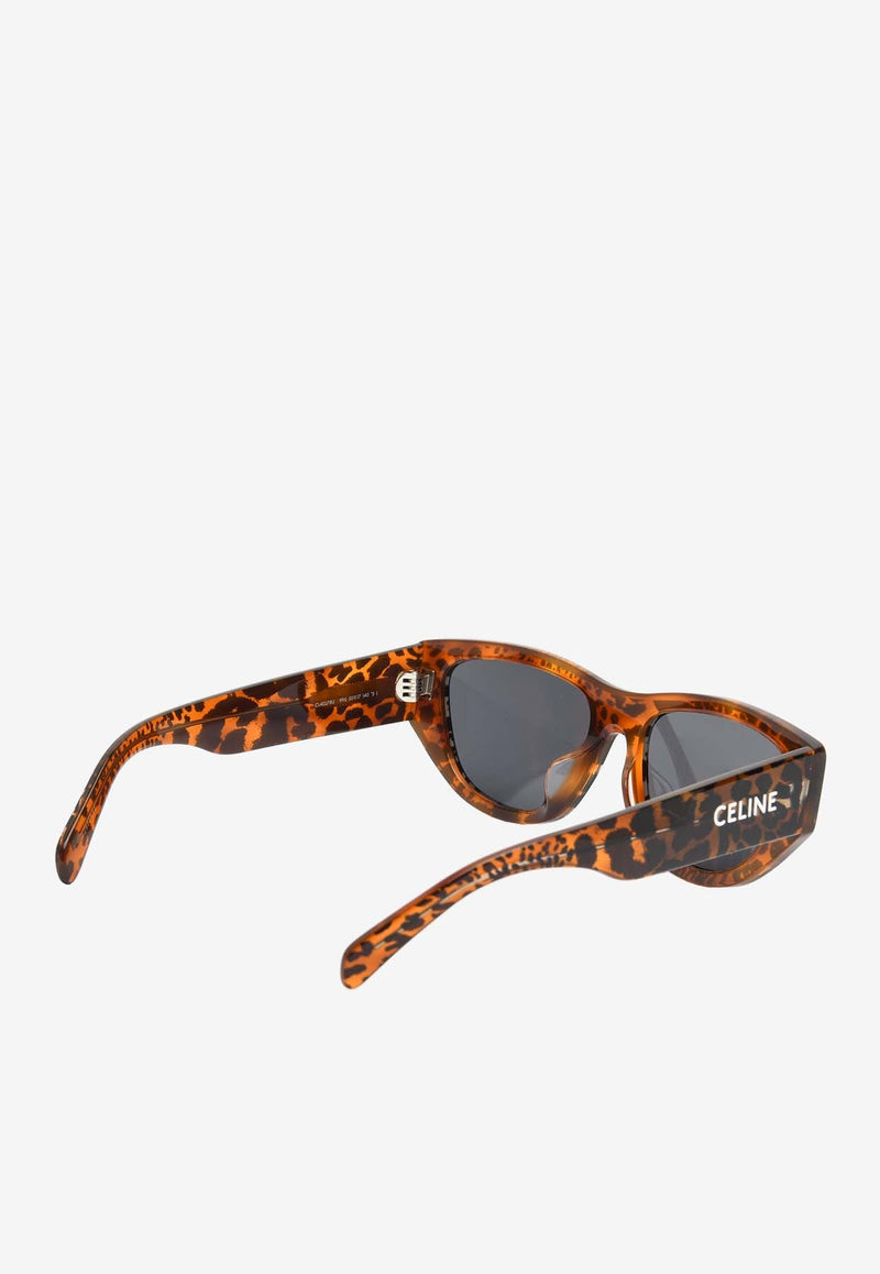 Monochroms Havana Cat-Eye Sunglasses