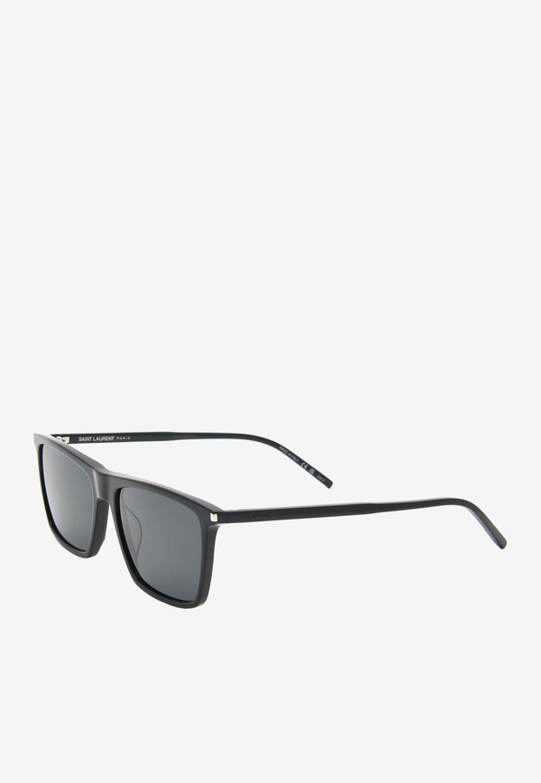 Engraved Logo Square-Shape Sunglasses