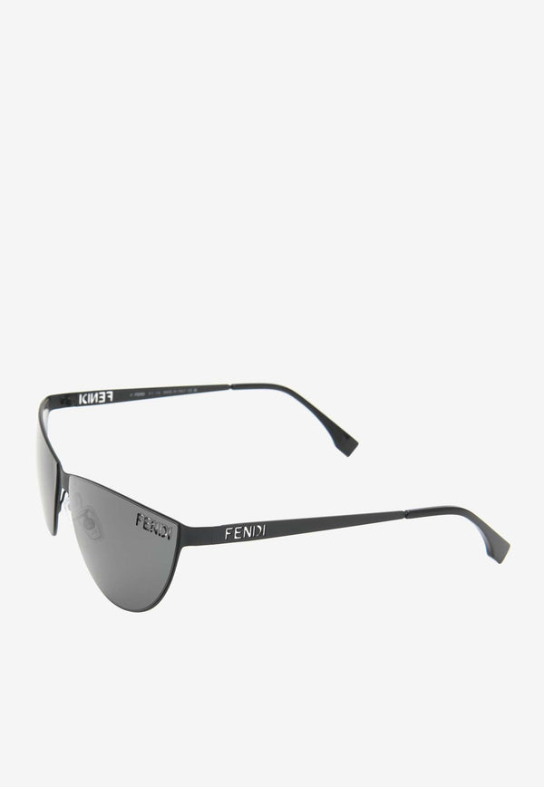 Fendi Cut-Out Cat-Eye Sunglasses