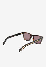 Triangle Stud Square Sunglasses