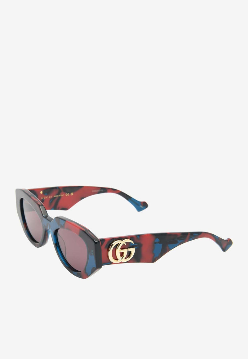 GG Logo Cat-Eye Sunglasses