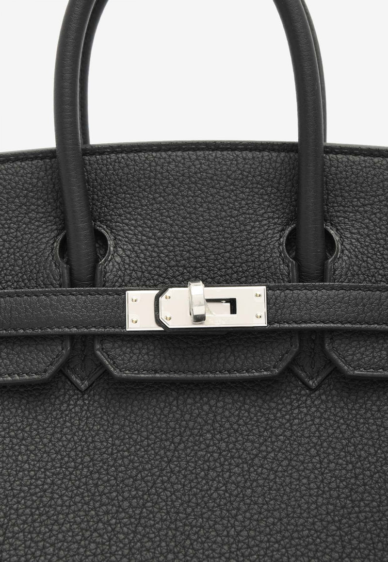 Birkin 25 in Black Togo Leather with Palladium Hardware