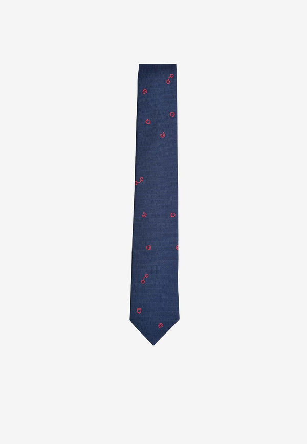 Pluie Equestre Silk Tie