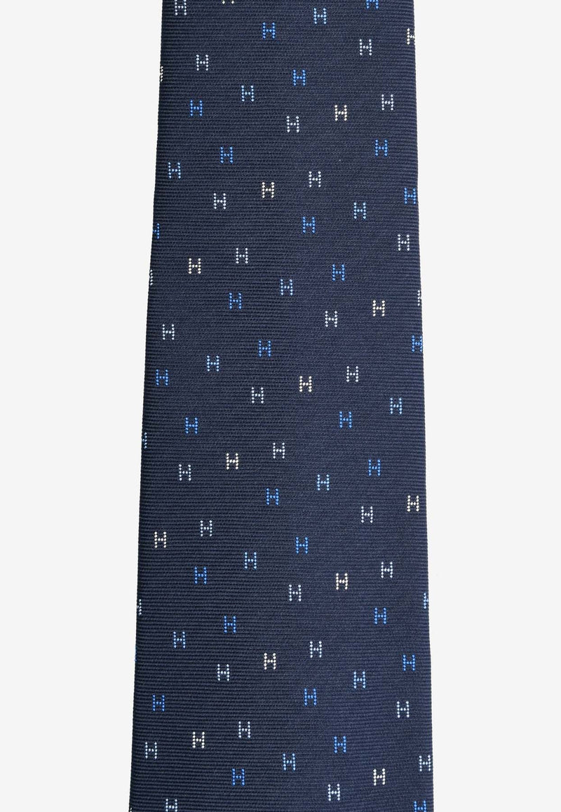 H Scintillant Silk Twill Tie