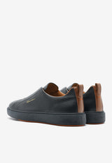 Victory Tumbled Leather Slip-On Sneakers