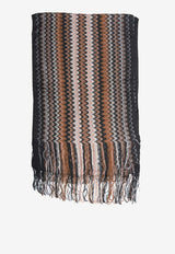 Zig Zag Fringed Scarf