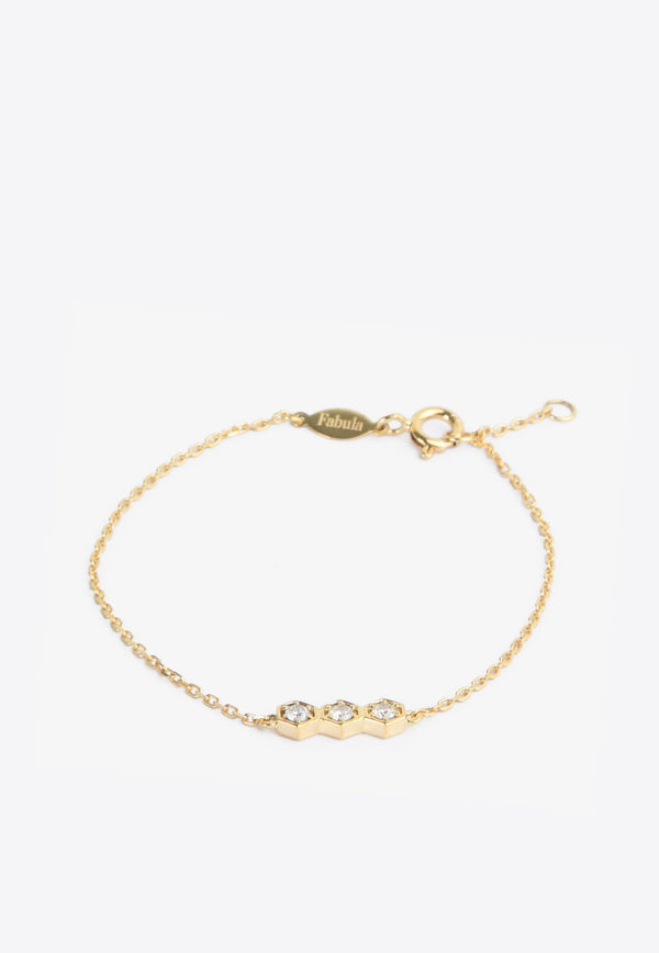 Beehive Diamond Bracelet