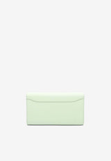 Constance To Go Wallet in Vert Fizz Epsom with Palladium Hardware