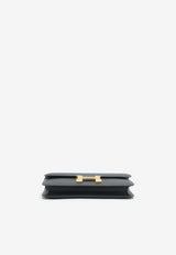 Constance Elan in Black Epsom Leather with Gold Hardware