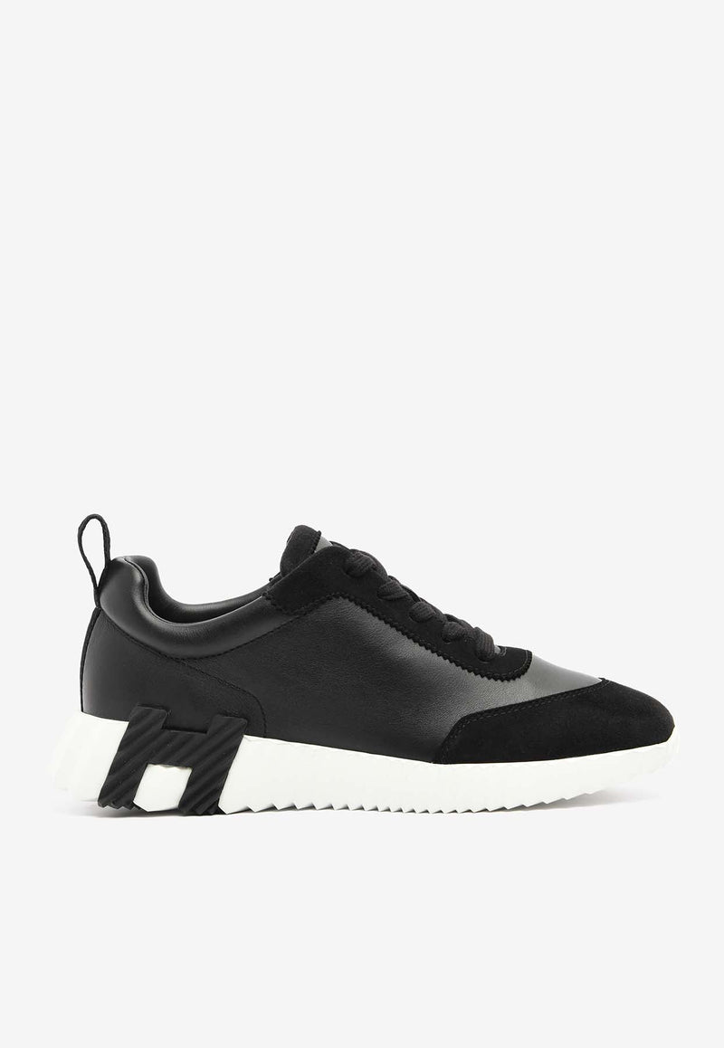 Bouncing Low-Top Sneakers in Calfskin and Suede