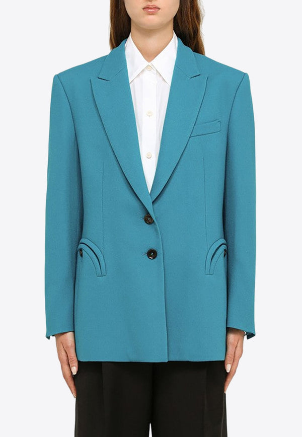 Double-Breasted Wool Blazer