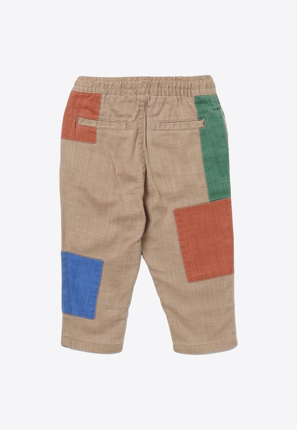 Boys Color-Block Paneled Pants