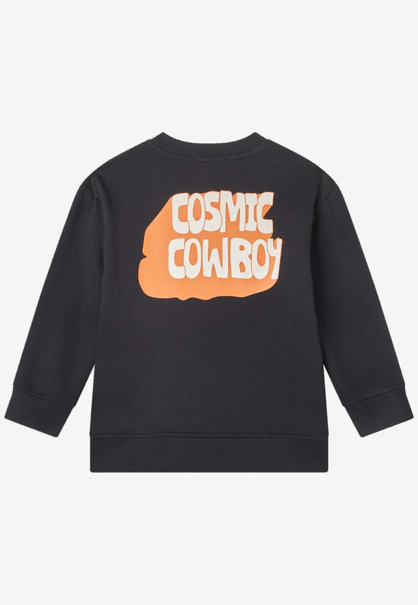 Boys Cosmic Print Sweatshirt