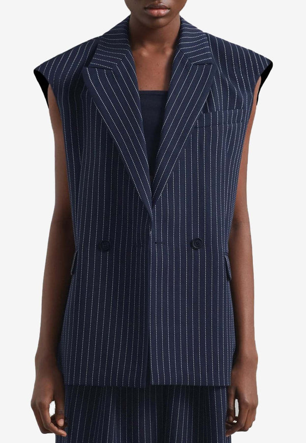 Shane Double-Breasted Striped Vest