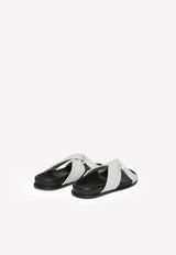 Tresse Bicolour Lambskin Platform Sandals