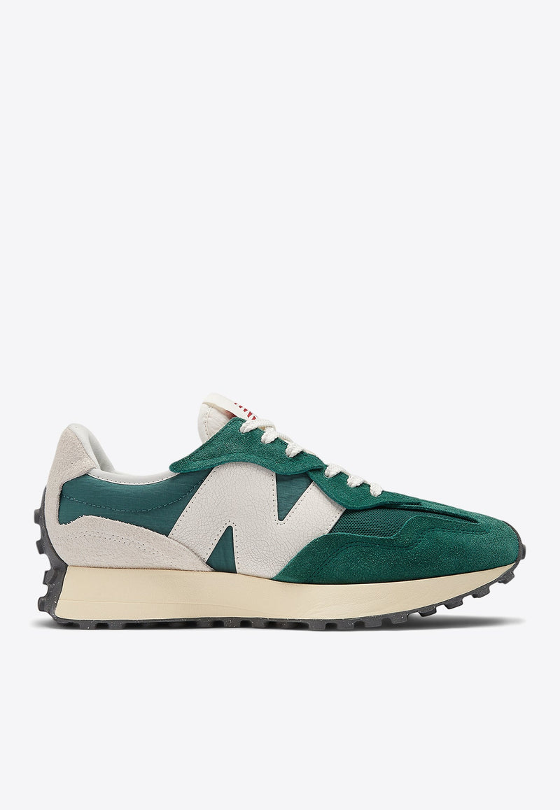 327 Low-Top Sneakers in Marsh Green with New Spruce