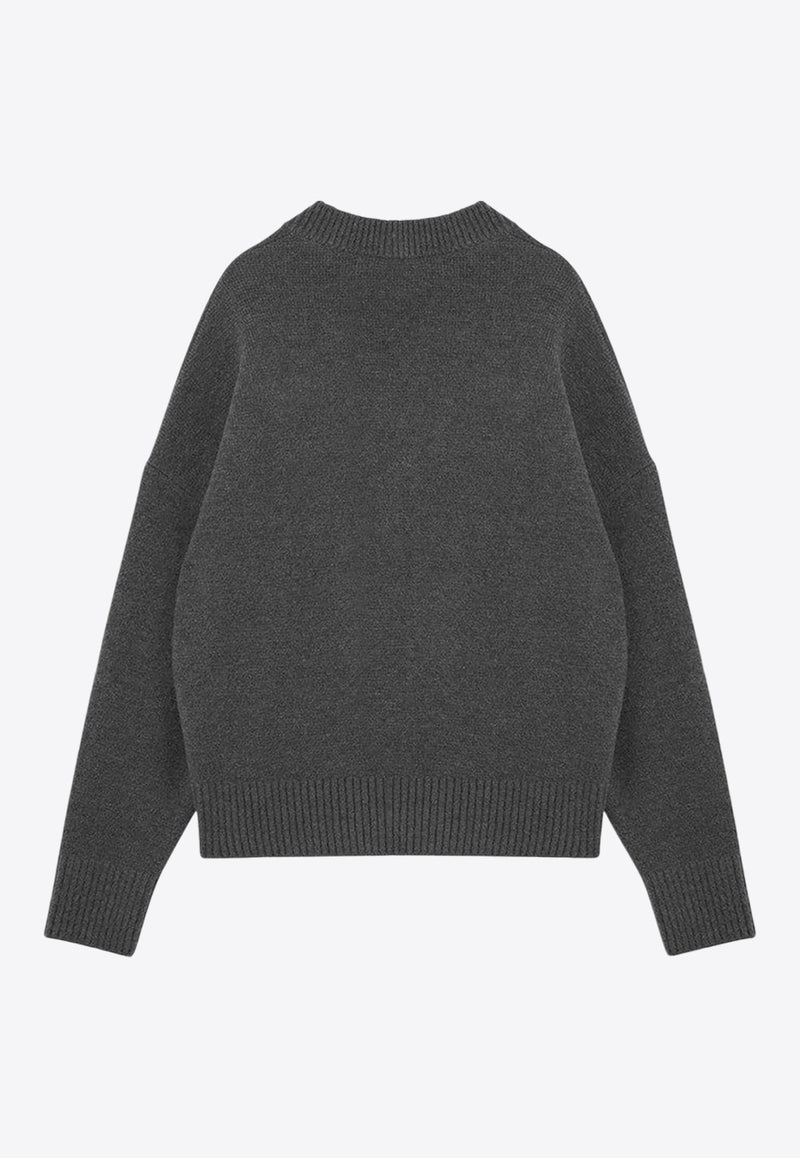 Ami De Coeur Intarsia Knit Turtleneck Sweater